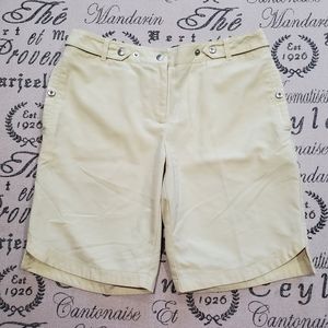 Ashworth Weather System Shorts Women Yellow Size 8